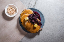 Load image into Gallery viewer, Blueberry & Cream Cheese Pancakes (Full Nutrition)