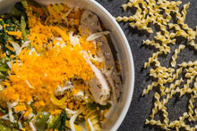 Load image into Gallery viewer, Cheesy Pork Pasta with Peppers & Spinach (Low Carb)