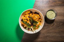 Load image into Gallery viewer, Spicy Cauliflower with Celery, Carrot & Cabbage Salad (Plant-Based)