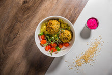 Load image into Gallery viewer, Falafel & Beet Hummus Bowl (Plant-Based)
