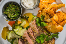 Load image into Gallery viewer, Chimichurri Flank Steak With Roasted Cauliflower (Keto)