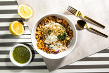 Load image into Gallery viewer, Three Bean Salad with Pesto Chicken (Full Nutrition)