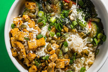 Load image into Gallery viewer, Hummus, Tempeh & Vegetable Bowl (Low Carb)