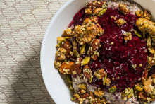 Load image into Gallery viewer, Blackberry & Coconut Overnight Oats (Low Carb)