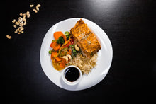 Load image into Gallery viewer, Teriyaki Salmon with Brown Rice & Vegetables (Full Nutrition)