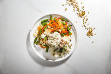 Load image into Gallery viewer, Pork Chop with Roasted Asparagus & Mashed Potatoes (Full Nutrition)