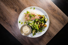 Load image into Gallery viewer, Garlic Lemon Cod with Roasted Vegetables (Full Nutrition)