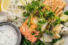 Load image into Gallery viewer, Lemon & Herb Marinated Salmon (Low Carb)