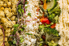 Load image into Gallery viewer, Hummus, Tempeh & Vegetable Bowl (Low Carb)