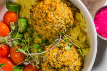 Load image into Gallery viewer, Falafel & Beet Hummus Bowl (Plant-Based)