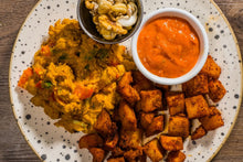 Load image into Gallery viewer, Chickpea Scramble with Hashbrowns (Plant-Based)