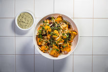 Load image into Gallery viewer, Spicy Cauliflower with Celery, Carrot & Cabbage Salad (Plant-Based)