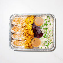 Load image into Gallery viewer, Roasted Chicken with Coconut Curry Sauce (4 person &amp; 2 person size meals available)
