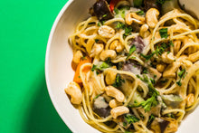 Load image into Gallery viewer, Pasta with White Bean &#39;Cream&#39; Sauce (Plant-Based)
