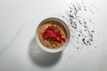 Load image into Gallery viewer, Chocolate Chia Pudding with Raspberries &amp; Pecans (Keto)
