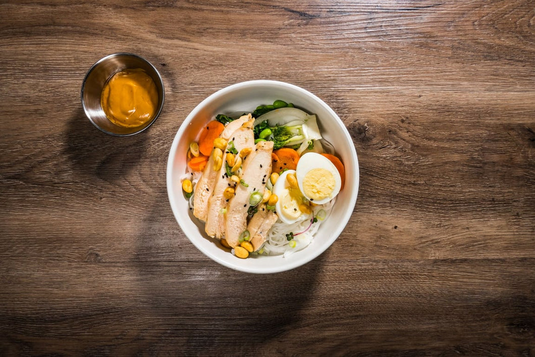 Chicken & Rice Noodle Bowl (Full Nutrition)