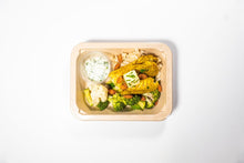 Load image into Gallery viewer, Curried Cod on Rice with Herb Yogurt (Low Carb)
