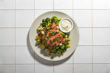 Load image into Gallery viewer, Montreal-Spiced Steak with Broccoli &amp; Zucchini (Keto)
