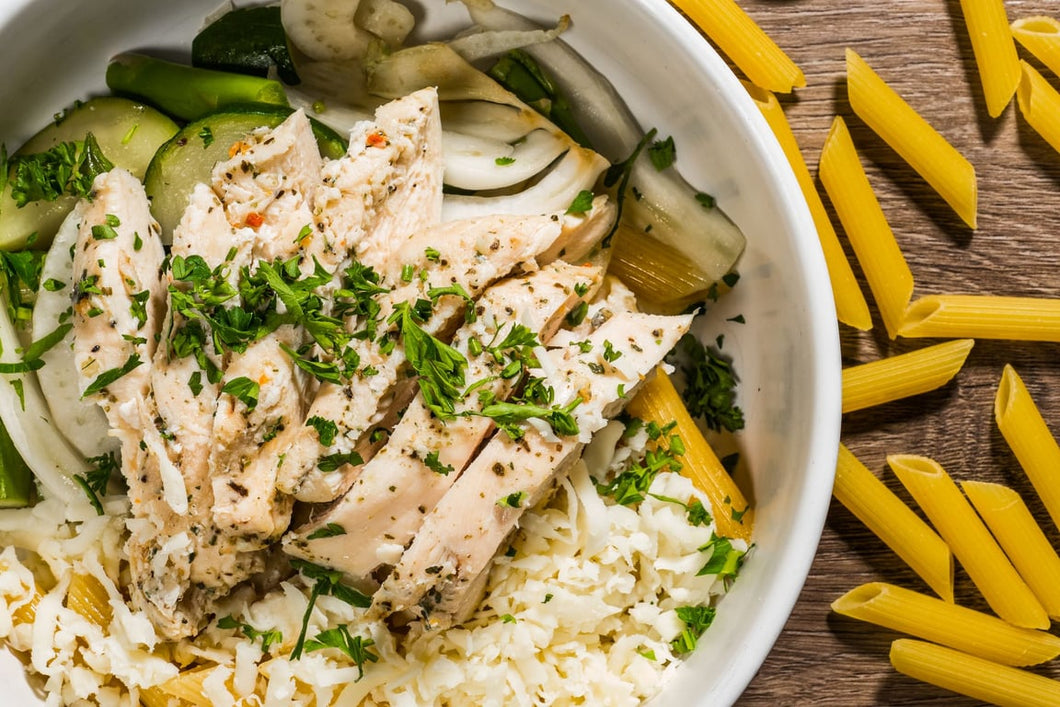 Creamy Chicken & Vegetable Pasta (Low Carb)