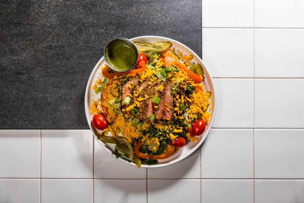 Fajita Steak Salad (Keto)