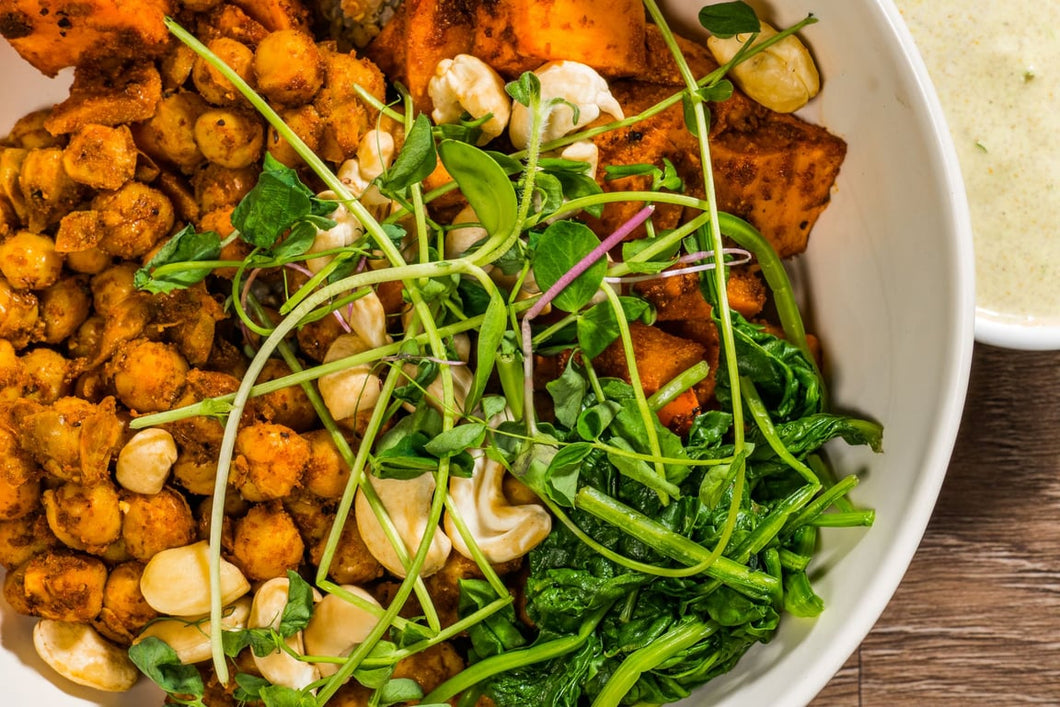 Curried Chickpea & Yam Bowl (Plant-Based)