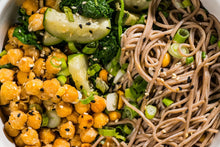 Load image into Gallery viewer, Zucchini &amp; Chickpea Soba Noodle Bowl (Plant-Based)
