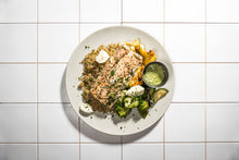 Load image into Gallery viewer, Baked Salmon, Cauliflower &amp; Pesto (Full Nutrition)
