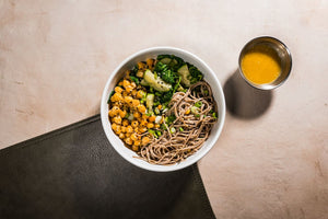 Zucchini & Chickpea Soba Noodle Bowl (Plant-Based)