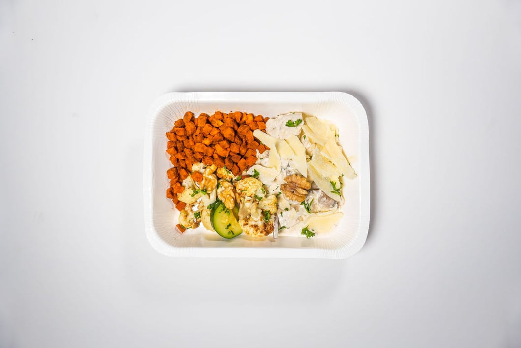 Chicken and Mushroom Stew with Roast Turnips (Keto)