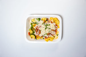 Cheesy Vegetable Pasta (Full Nutrition)