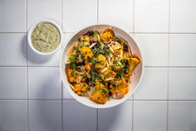 Load image into Gallery viewer, Spicy Cauliflower with Celery, Carrot &amp; Cabbage Salad (Plant-Based)
