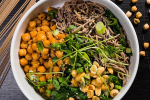Zucchini & Chickpea Soba Noodle Bowl (Plant-Based)