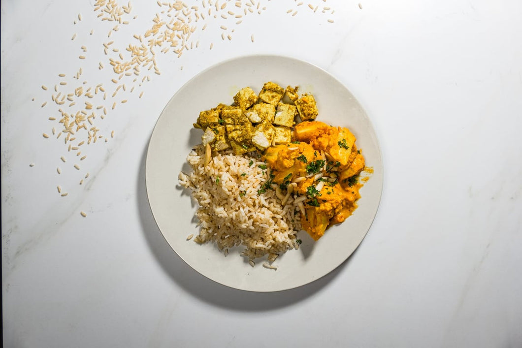 Cauliflower, Spiced Tofu & Sweet Potato Curry (Full Nutrition)