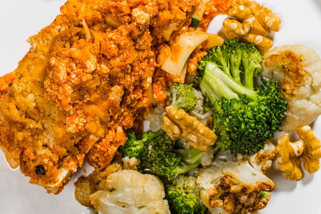 Zucchini Lasagna with Roasted Vegetables (Plant-Based)
