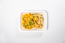 Load image into Gallery viewer, Chickpea &amp; Sweet Potato Curry with Roasted Cauliflower (Plant-Based)
