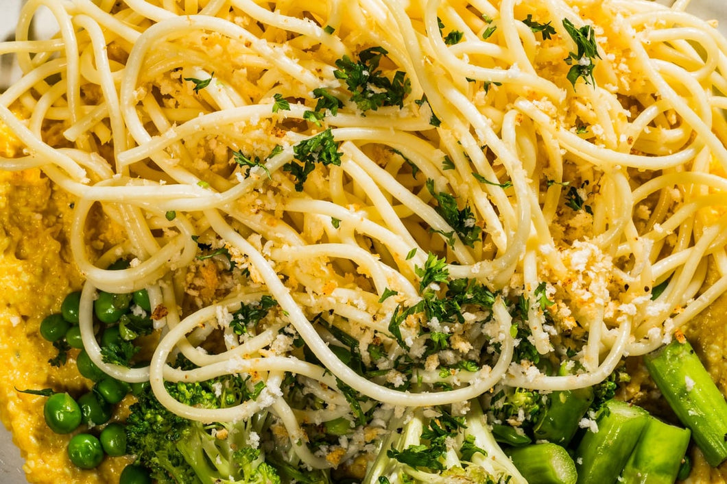 Creamy Butternut Squash Spaghetti (Plant-Based)