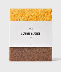 Walnut Scrubber Sponge Personal Care Public Goods 